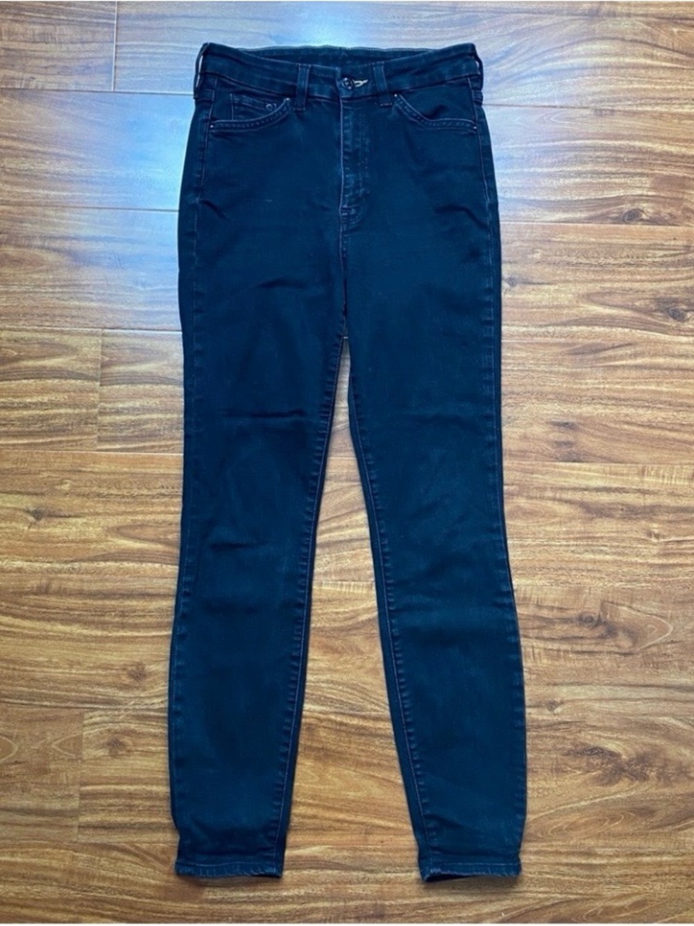 3/$25 H&M Women's Black High Waist Super Skinny Ankle Jeans Size 27 Streetwear